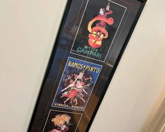 105 Leonetto Cappiello 3In1 Framed Bitters Printmin