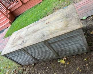 105 Wood Slat Bench Boxmin