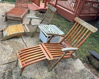 105 Teak Folding Reclinersmin