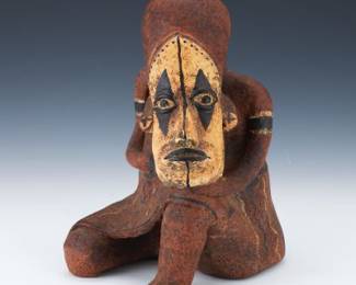 African Ceramic Figurine