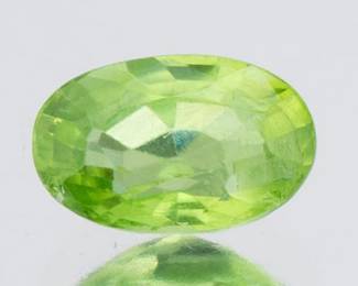 An Unmounted Peridot Gemstone 