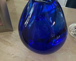 Blue custom Vase $85