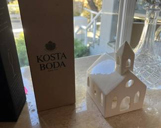 Kosta Boda Champagne glasses (2) $50