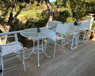 Tall table and 2 chairs (2) $80 each set