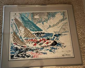 Leroy Neiman serigraph $145