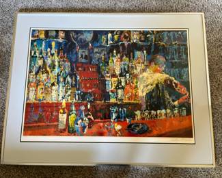 Leroy Neiman Bar Scene 299/300 $2500
