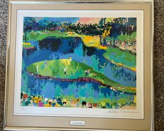 Leroy Neiman Island Hole at Sawgrass $1500