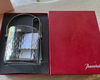 Baccarat ice bucket $130