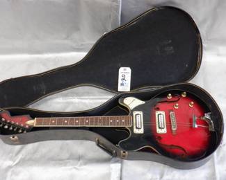 F-HOLE GUITAR WITH CASE