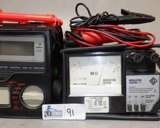 LOT OF 2 ITEMS INCLUDING HIOKI 3119, INSULATION TESTER 5778