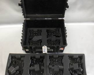 CALUMET WTS102 ROLLING TRAVEL CASE WITH CONTENTS (25X20X15)