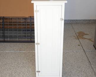 White Bathroom Floor Cabinet