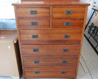 Michael's Furniture Mission Tall 8-Drawer Dresser