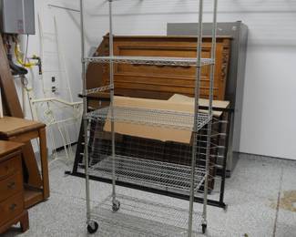 3 Tiered Steel Wire Rolling Shelf