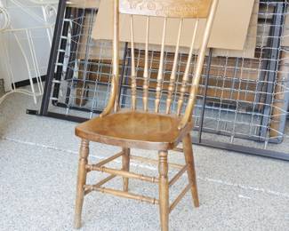 Vintage American Pressback Dining Chair