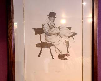 Churchill signed by Sara Churchill 