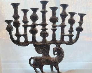Milton Hebald Bronze Menorah