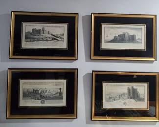 Antique set of Lithographs England