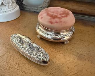 Vintage Tiffany & Co sterling silver pin cushion