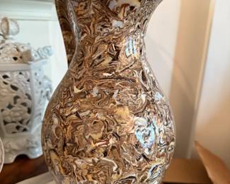 Antique marbled agate pitcher, excellent condition