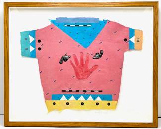 Michele Tuegel Original Mixed Media Art 'Bang Bang Gotcha Coat", Signed
Lot #: 82
