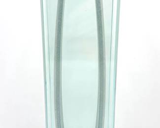 Mid Century Modern Glass Vase With Steel Insert
Lot #: 147