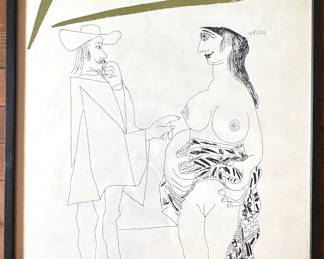 Pablo Picasso 1980 Darrers Gravats Exhibition Poster, Barcelona
Lot #: 57