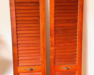 2 Solid Wood Swinging Doors With Original Brass Hardware
Lot #: 75