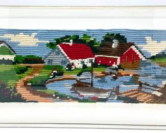 Needlepoint Textile Art In Shadow Box Frame
Lot #: 114