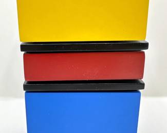 New Museum Of Modern Art MOMA Mondrian De Stijl Style Swivel Storage Tower
Lot #: 93