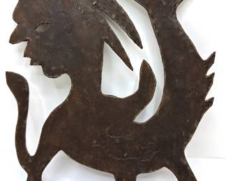 Janvier Louis Juste (Haiti C1960s) Metal Sculpture, Signed
Lot #: 37