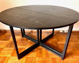 Solid Wood Folding Round Dining Table, Folds To Only 6 Inches Deep For Easy Storage
Lot #: 68