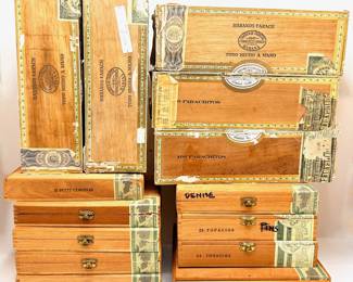 14 Vintage Cigar Boxes From Cuba & Jamaica
Lot #: 126