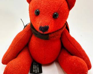 Marilynn Fowler Folk Art Stuffed Bear With Articulated Arms
Lot #: 209