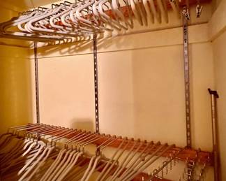 Closet System With 2 Adjustable Racks & Hangers
Lot #: 76