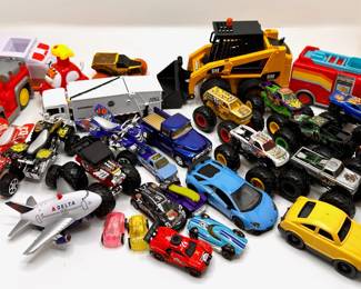 Over 20 Toy Cars, Planes & Construction Vehicles
Lot #: 205