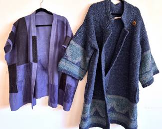 Marilyn Forbes Heavy Wool Jacket & Handmade Felted Vest, Size Large
Lot #: 143