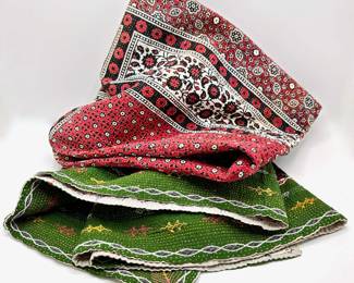 New With Tags Pakistani Ralli Quilt Blanket Hand Made Bedspread, Original Price $2,000
Lot #: 121