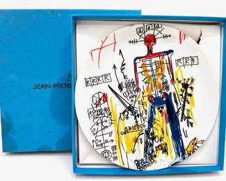 New In Box Jean Michel Basquiat Limoges Decorative Plate
Lot #: 95