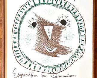 Pablo Picasso 1958 Exhibition Poster "Picasso At The Maison De La Pense Franaise"
Lot #: 58