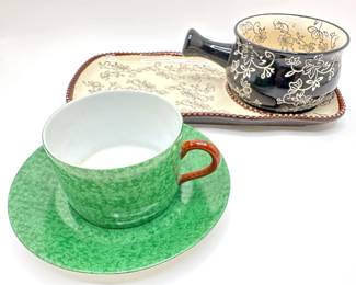 Limoges Laurie Japy For Barneys Mug With Saucer & Temptations Soup & Sandwich Set
Lot #: 172
