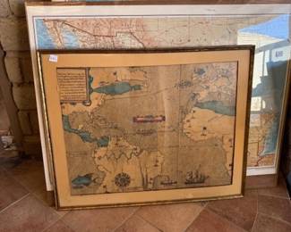 Framed Antique Maps & Art
A collection of beautifully framed antique maps and artwork. These historical prints are ideal for collectors or those looking to add vintage charm to their walls.