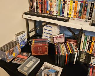 VCR movies, DVD movies