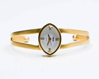 Elkon Quartz Cuff Watch