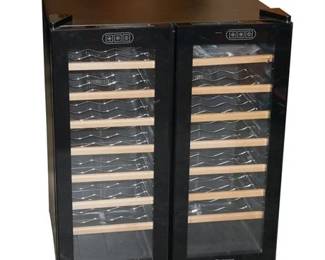 Wine Enthusiast - 48-Bottle Wine Cooler - Black