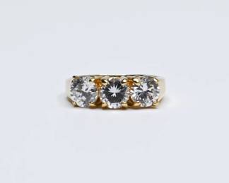 Triple Stone Ring Size 7