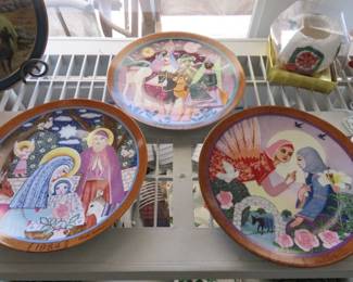 Vintage Hedi Keller Christmas Plates