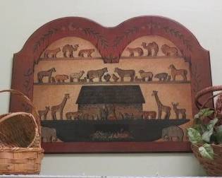 Noah's Ark Wall Art, Baskets