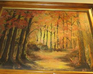 Pacific Landing Oil Painting by Meg Anderson