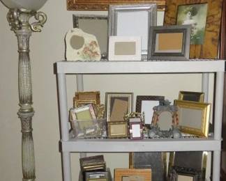 Floor Lamp, Picture Frames